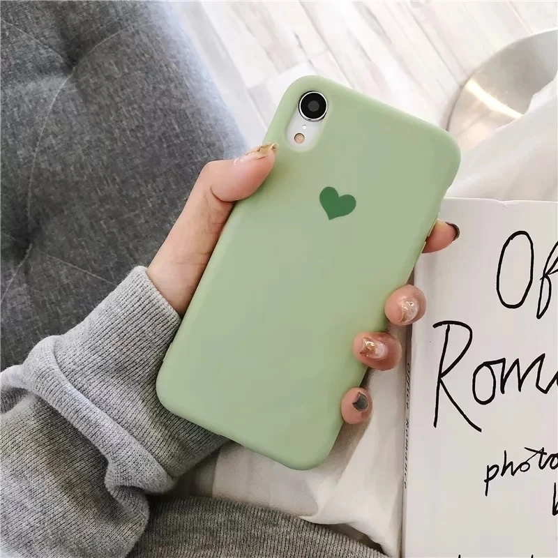 For IPhone X XR And IPhone 6s 6 7 8 Plus 6Plus 7Plus 8Plus Cute Candy NO Logo Cover 2019 Original Liquid Soft TPU Silicone Case 