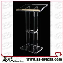 Современная высококачественная прозрачная акриловая стойка Избранное Сравнить церковный акриловый Подиум