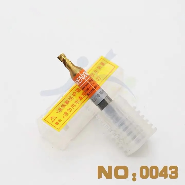 3,0 мм Концевая фреза 0043 HSS плоский резак для WENXING вертикальный копировально-фрезерный станок для обработки замочных ключей