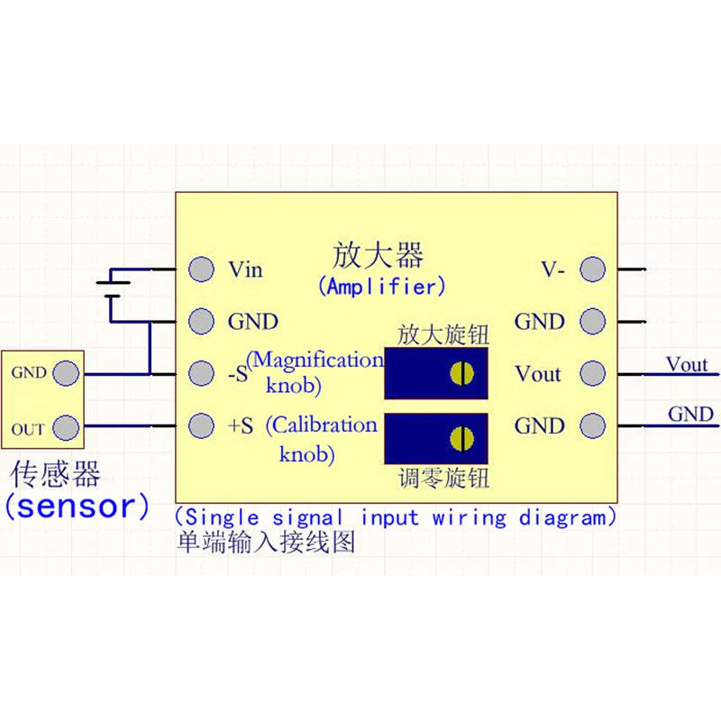 AD620 микровольтовый мВ усилитель напряжения сигнальный измерительный модуль Плата 3-12VDC