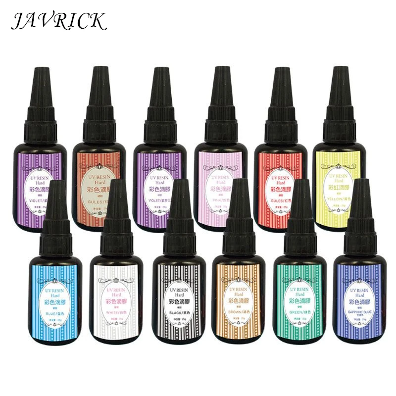 

25g UV Epoxy Resin Crystal Non-Toxic For Jewelry DIY Silicone Molds Quick Curing