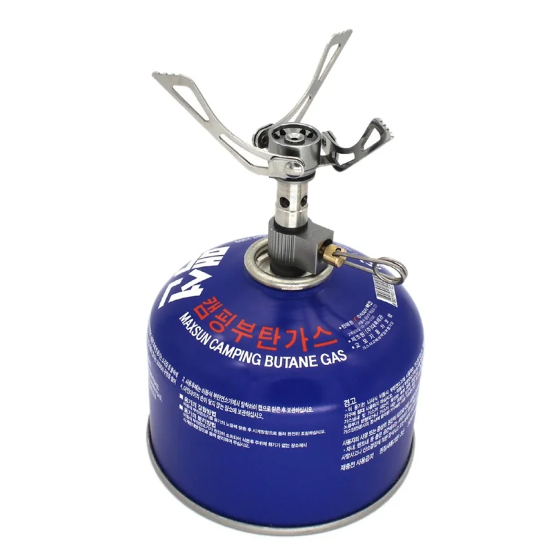 Ultra-Mini Luz de Camping Gas estufa de vajilla plegable Portable al aire libre Picnic cocina estufa de Camping Gas horno de supervivencia