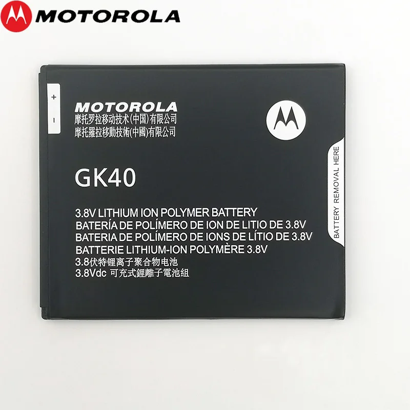

Motorola 100% Original 2800mAh GK40 Battery For Motorola Moto G4 Play For Moto E4 XT1766 XT1607 XT1609 XT1600 MOT1609BAT Phone