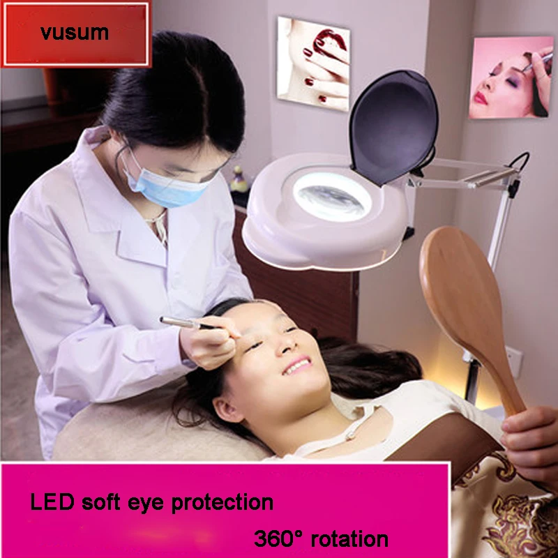 Beauty Lights Tattoo Lights LED Cold Light Magnifier Beauty Eyelash Beauty Nail Lights Eyebrow Tattoo Shadowless Floor Lamp