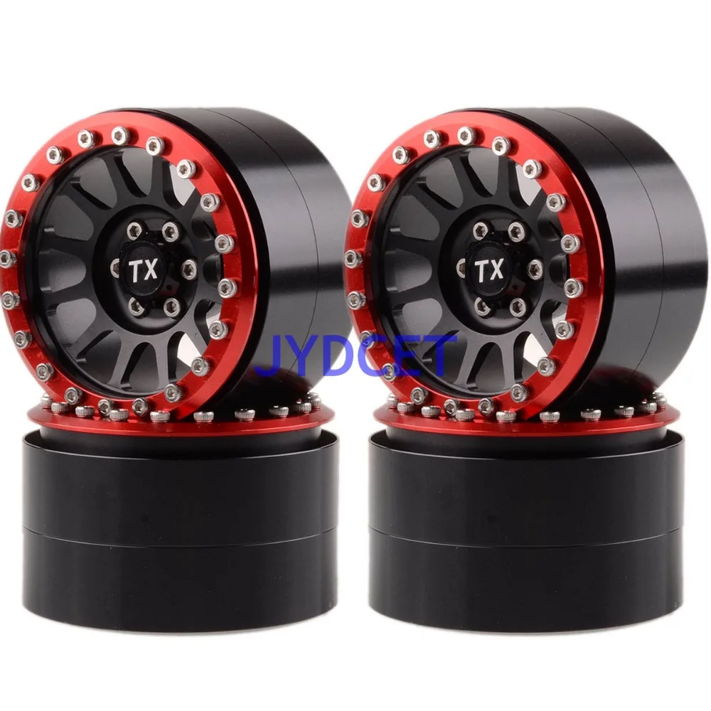 2022 Алюминиевый 12 спиц Beadlock 2 &quotобод колеса 4 шт для Axial Yeti/Wraith RC внедорожный