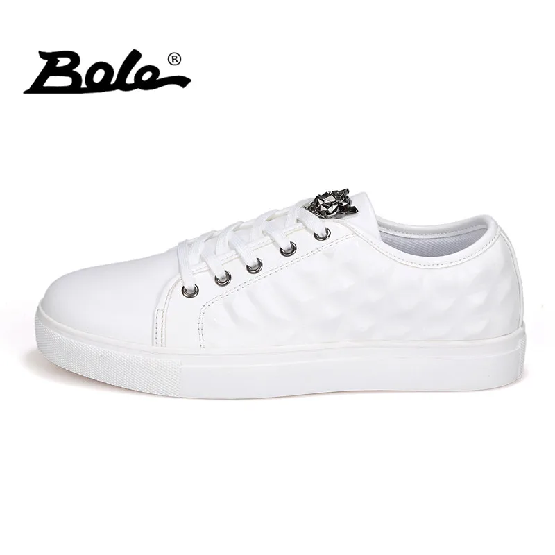 

BOLE Size 39-45 3D Upper Men Casual Shoes Rubber Sole Non-slip Lace Up Sneaker Round Toe Men Flats Waterproof Casual Shoe Men