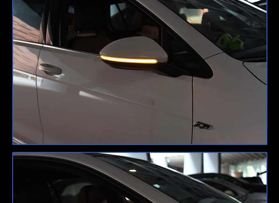 АКД 1 комплект Светодиодная лампа указателя поворота Зеркало заднего вида для VW GOLF 7 MK7 MK7.5 GTI R 2013- течет динамический последовательного крыло