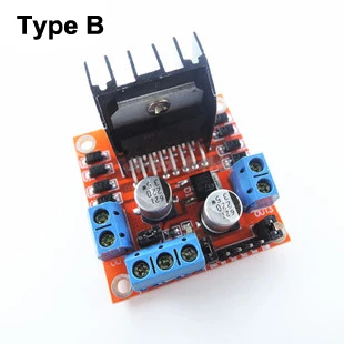 

Free shipping One Stepper Or Double DC Motor Driving Module L298N-1 Single Chip,Smart Toy Car Driver Toys Accessories