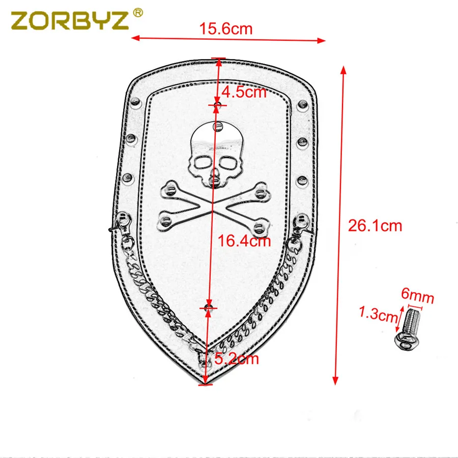 ZORBYZ Motorcycle Skull Faux Leather Plain Rear Fender Bib Fit For Harley Sportster XL Solo Seat on 2004