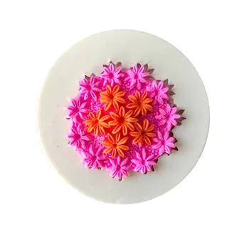 

Sugarcraft flower cluster Fondant Cupcake Decorating Molds Cake Silicone Mold Sugarpaste Candy Chocolate Gumpaste Clay Mould