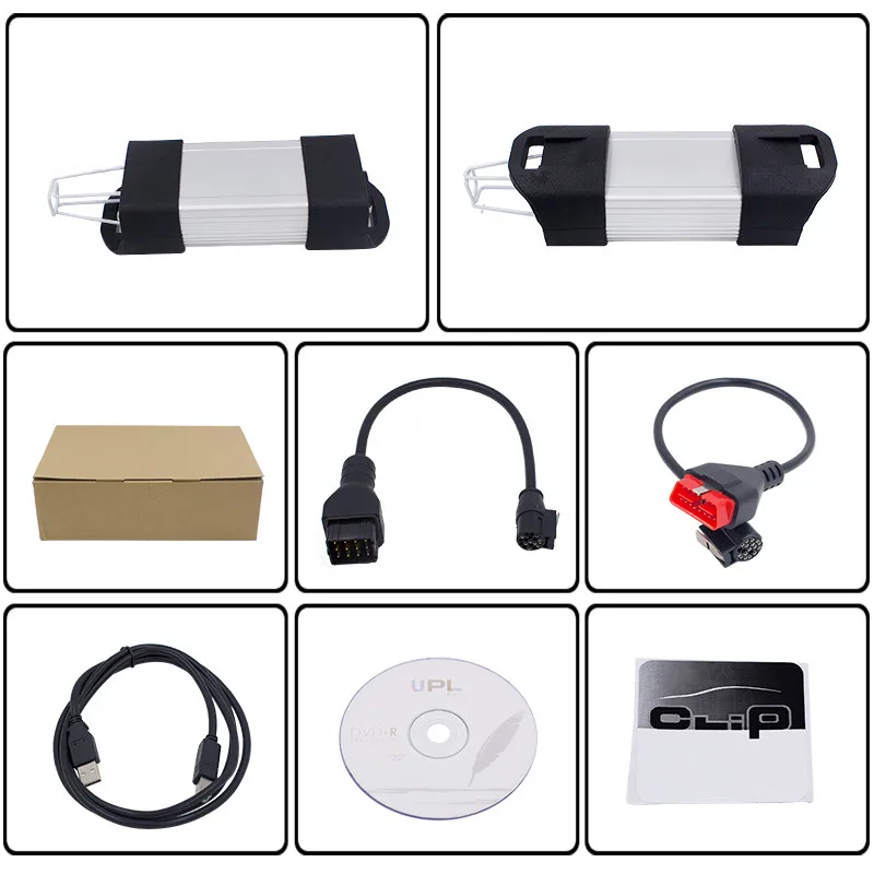 Новейший V190 Can Clip Full Chip Gold CYPRESS AN2131QC Reprog V177 Can Clip OBD2 диагностический инструмент интерфейс OBDII код ридер