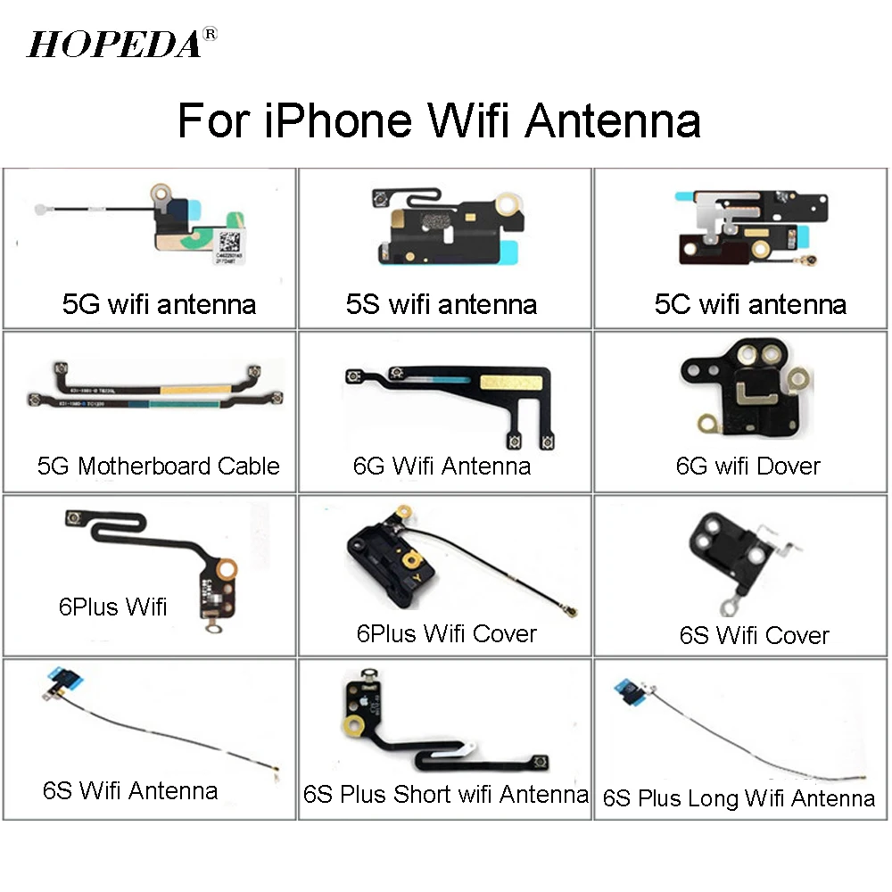 10PCS Wifi Antenna For Apple iPhone 7 7P 6S 6SP 6 6P 5S 5 4s 4 Antenna