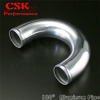 

57mm 2.25" inch Aluminum Intercooler Intake Pipe Piping Tube hose 180 Degree L=300MM