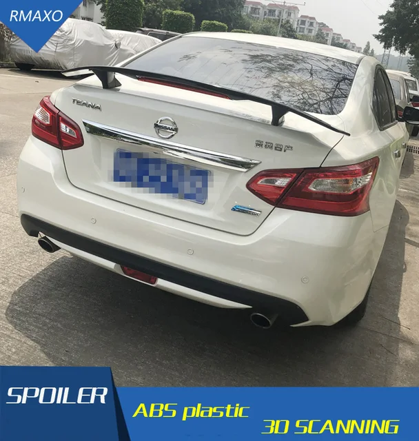 For Altima Spoiler 2016 2019 Nissan Abs Material Car For Altima Spoiler 2016 2019 Nissan Abs Material Car Rear Wing Primer Color