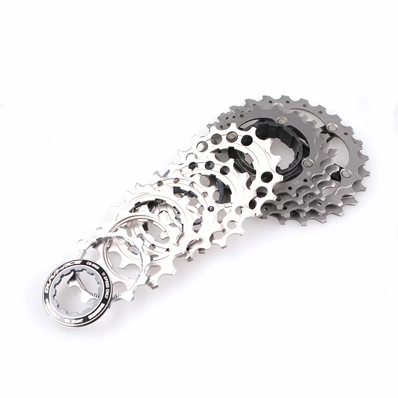 New Shimano Dura-Ace CS-9000 11 Speed Cassette 11-23 New Cogs with lockring