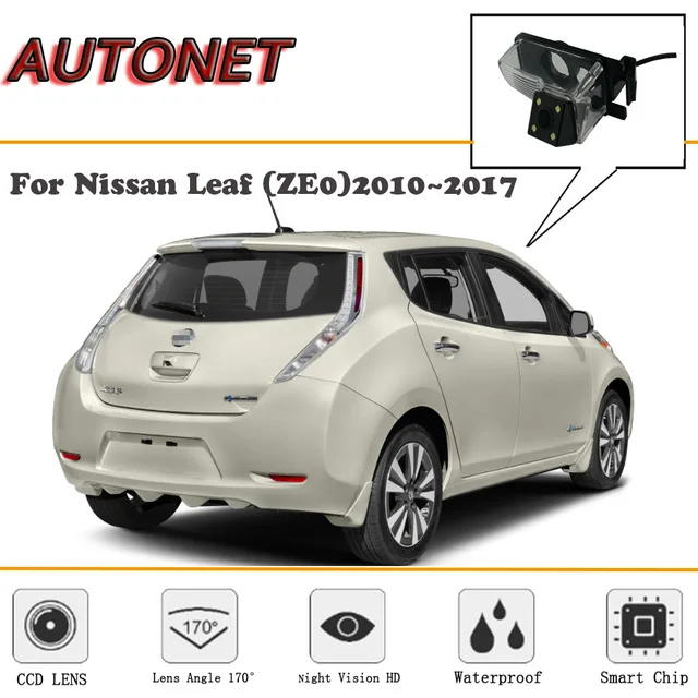 Autonet Rear View Camera For Nissan Leaf Ze0 2010 2017 Ccd Night Autonet Rear View Camera For Nissan Leaf Ze0 2010 2017 Ccd Night Vision Reverse Backup License Plate