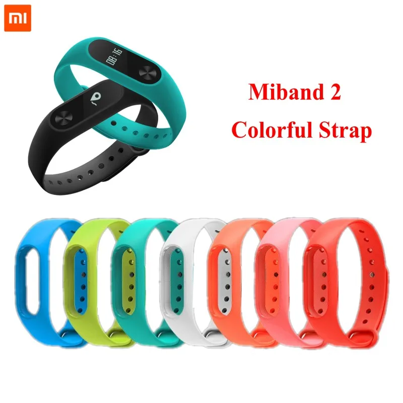 Горячая Распродажа Xiaomi mi ремешок 2 Многоцветный силиконовый ремень браслет