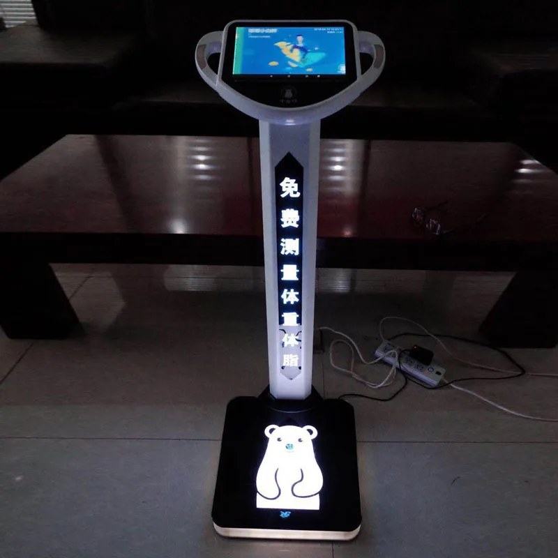 ЖК-дисплей digial вес общие электронные вывески напольные весы+ Цифровая фоторамка с рекламный монитор