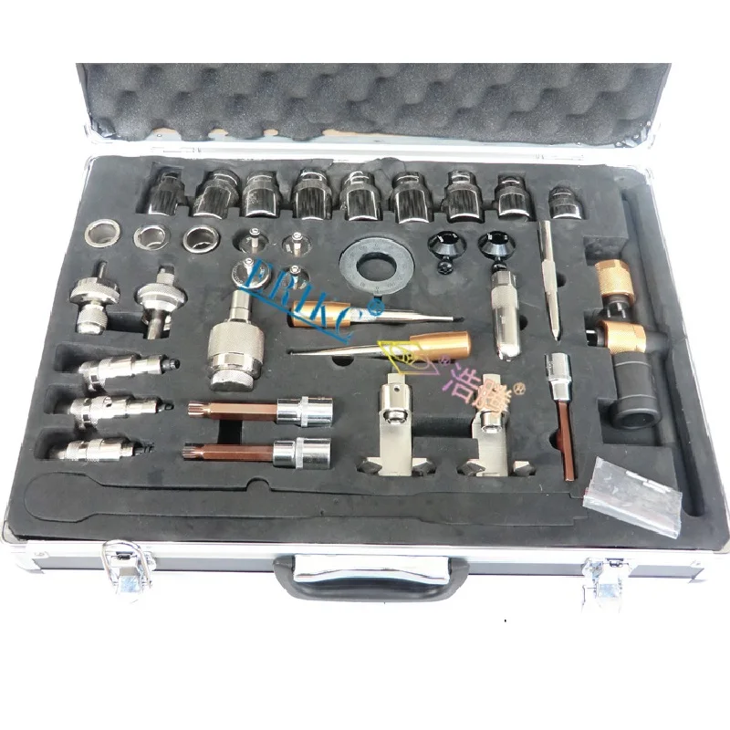 

ERIKC Common Rail Injector Dismantling and Diesel Injector Repair Tools Kits ( Total 40 pieces )