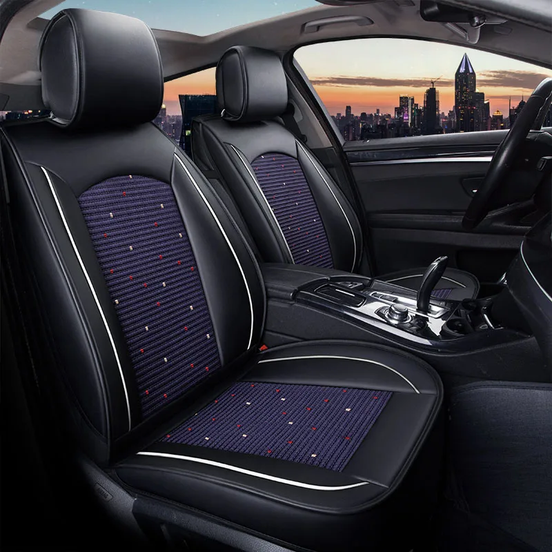Чехол для автомобильного сиденья из искусственной кожи, защитная накладка для сиденья автомобиля, авто для Toyota Highlander Kluger Hilux Land Cruiser 100 120 200 Lc200
