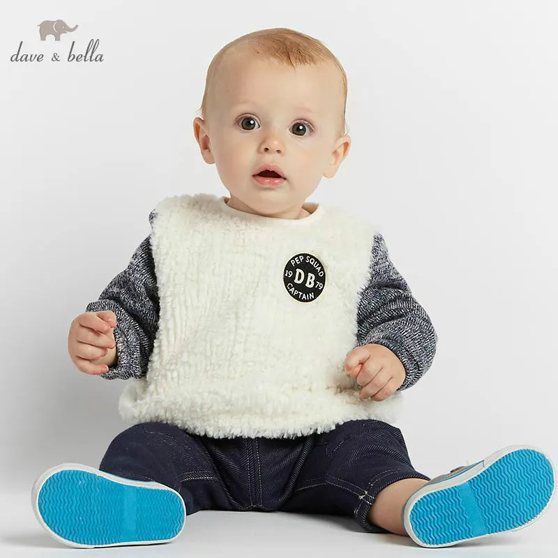 DB8526 dave bella autumn winte infant baby boys long sleeve pullover kids toddler tops children Top DB8526 dave bella autumn winte infant baby boys long sleeve pullover kids toddler tops children Top