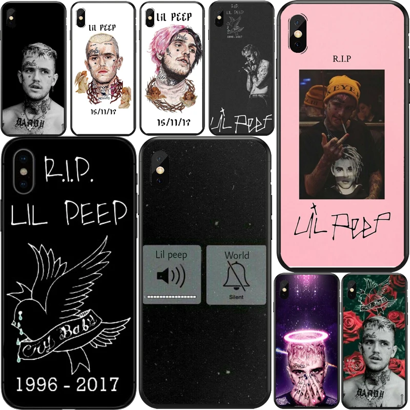 

Lil Peep cry Baby rose bad vibes forever TPU Phone Cases Cover for iPhone X 5 5s SE 6 6s Plus 7 8 Plus XS XR XS MAX