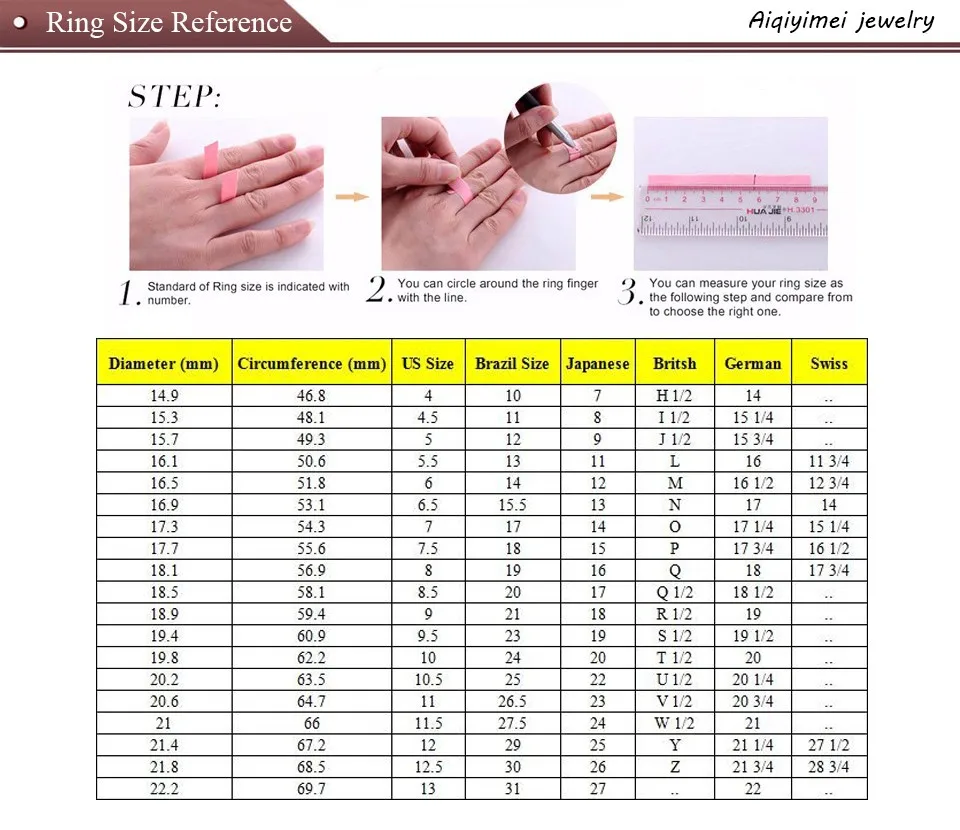 Ring size reference 960A