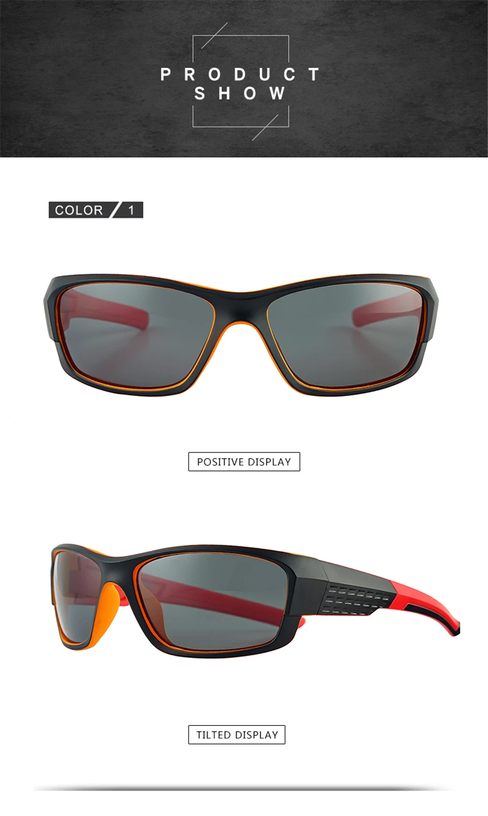 ALIKIAI new  Men and women HD Sunglasses Polarized Glasses Outdoor Sport UV400 Proof Sun Glasses Eyewear Oculos Male (7)