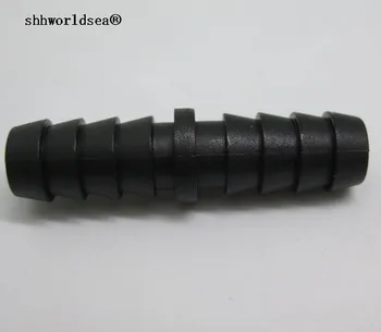 

shhworldsea The Joint Pipe Series Nylon Black Hose Connector Barbed On Both Ends auto plastic fastener clips car clips