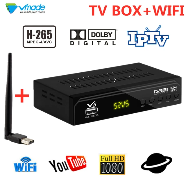 $US $19.66  Vmade Full HD 1080P DVB-S2 High Definition Digital DVB S2 Satellite Receiver Receptor Support Ccam 