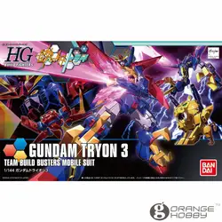 OHS Bandai HG построить бойцов 038 1/144 Gundam Трион 3 мобильных костюм сборки модель Наборы