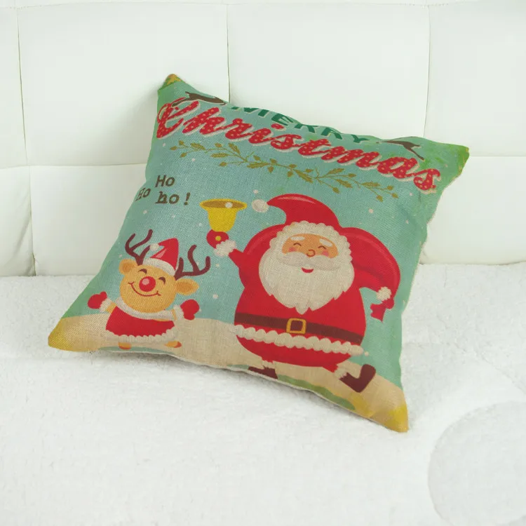 Рождественские подарки Подушка декорации Декор для дома для дивана, стула подушки декоративная подушка, наволочки 45*45 см Cojines almohadones