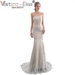 VARBOO_ELSA Русалка Свадебные платья 2019 аппликации кружева на заказ свадебное платье vestidos de noiva Большие размеры