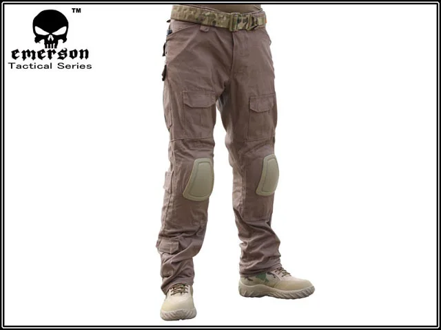 

Men Military Airsoft Hunting Combat bdu pants EMERSON Gen2 Tactical Panst with Knee Pad Coyote Brown EM6987