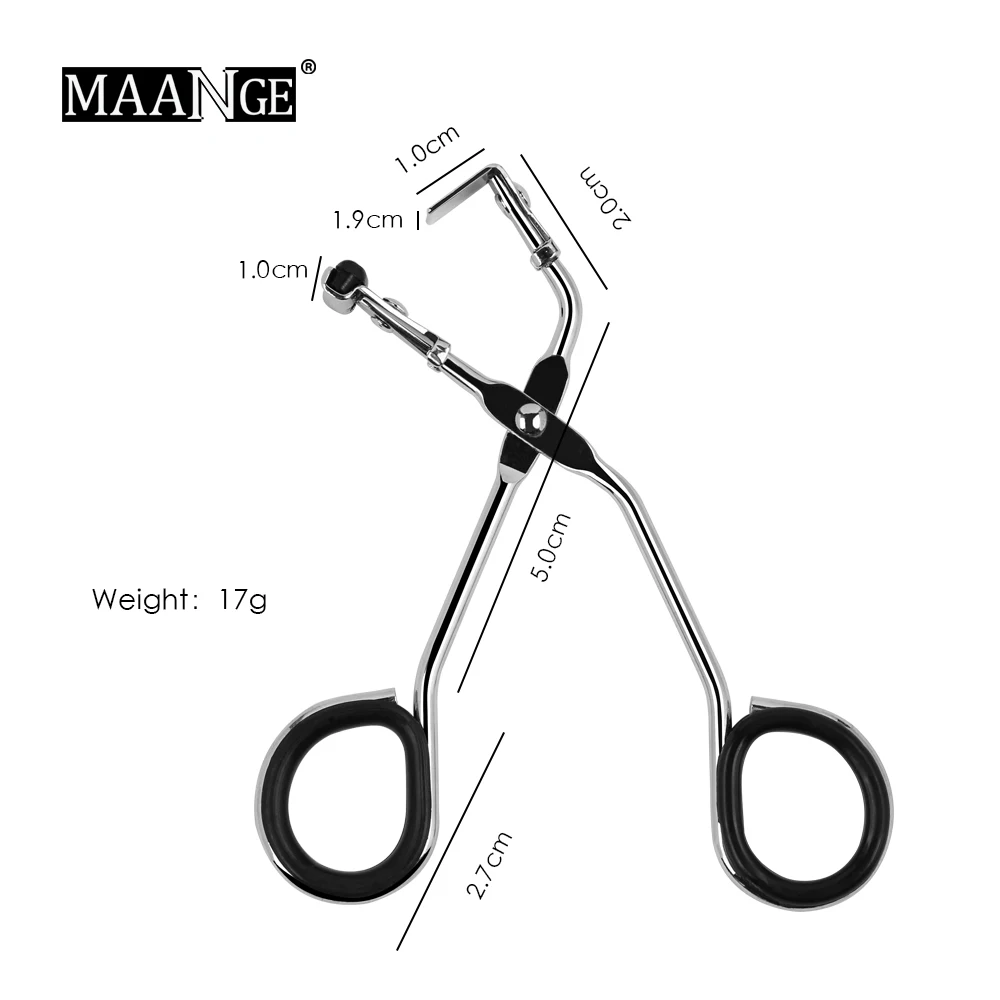 MAANGE 1 шт. профессиональные щипцы для ресниц, сложенные накладные ресницы, средства для естественных завитков из нержавеющей стали, косметические инструменты для макияжа, аксессуары