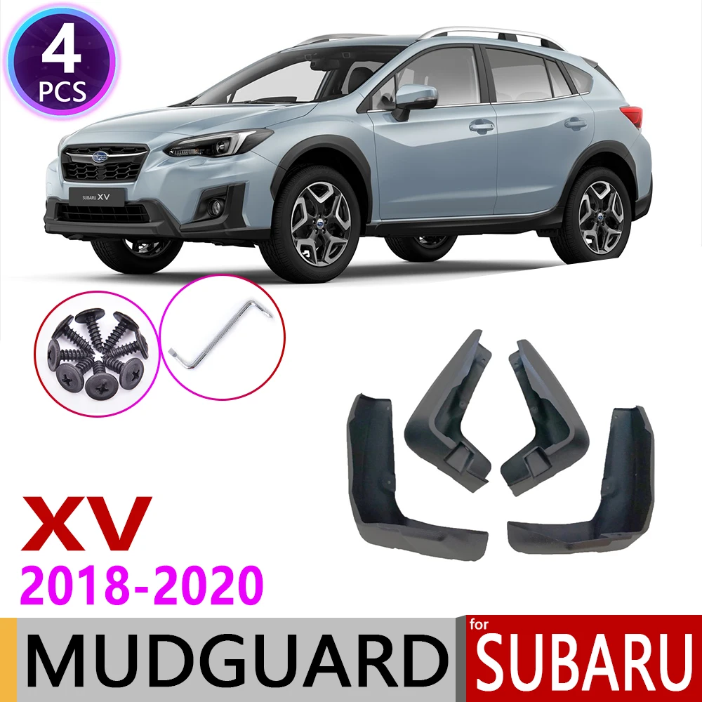 

4 PCS Front Rear Car Mudflap for Subaru XV Crosstrek GT 2018 2019 2020 Fender Mud Guard Flap Splash Flaps Mudguards Accessories