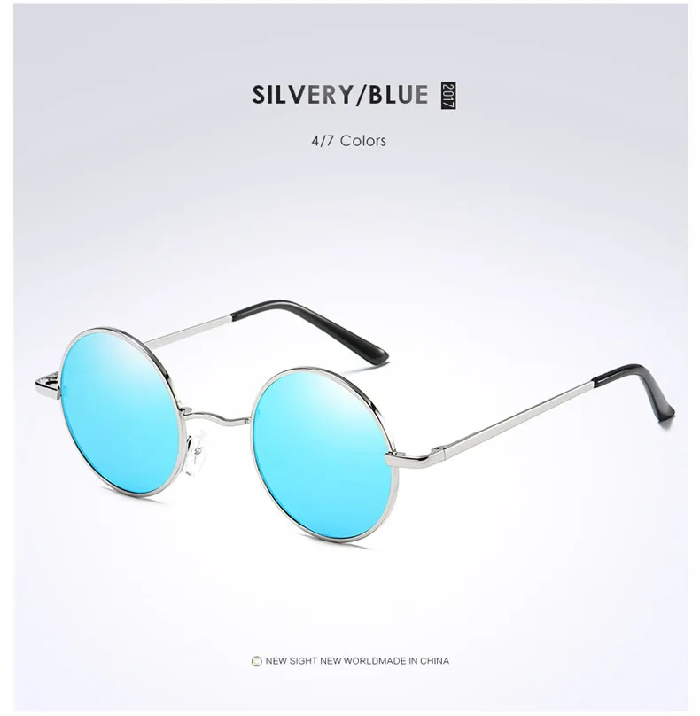 Фирменный дизайн, дизайнерские солнцезащитные очки, мужские Поляризованные Круглые Солнцезащитные очки из сплава, водительские зеркала, красочные очки с защитой от ультрафиолета для рыбалки