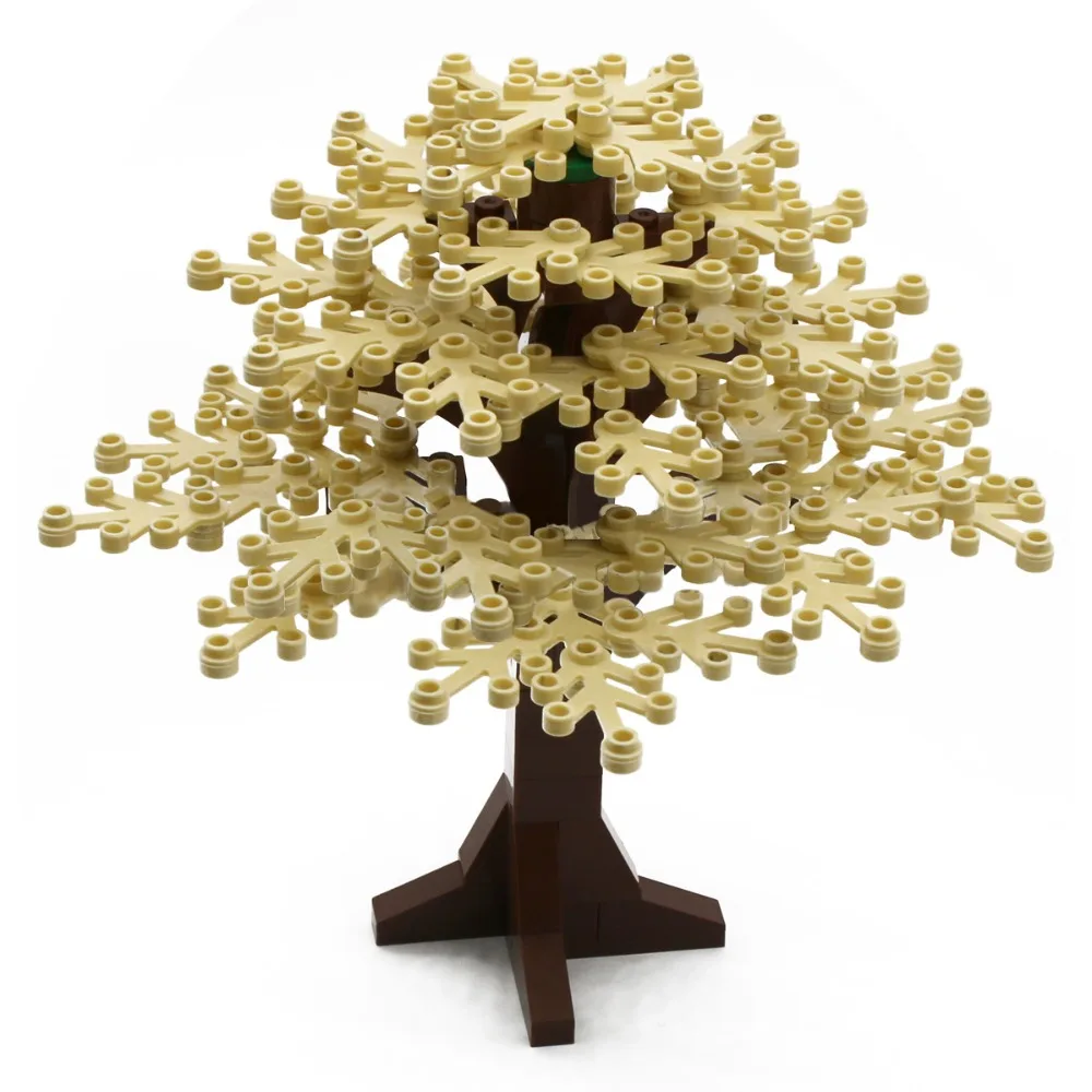 New Arrival 6 Holes Leaves LegoINGlys City MOC Big Green Tree Building Blocks Set DIY Garden Accessories Bricks Kids Toys Gifts (5)