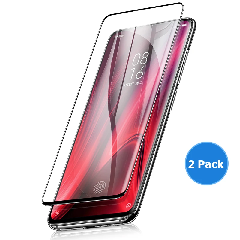 

2Pcs Glas For Xiaomi Redmi K20 Tempered Glass Full Cover Protective Safety Film Screen Protector For Xiomi Red mi K20 Mi 9T Pro