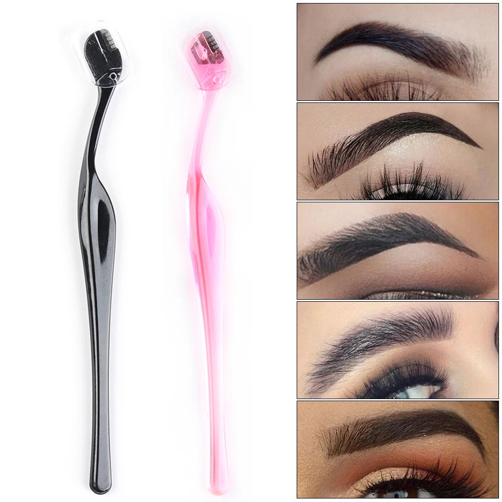 

1PC Portable Makeup Eye Brow Razor Blade Eyebrow Trimmer Shaper Shaver Face Hair Remover Set Cosmetics Women Fashion NEW