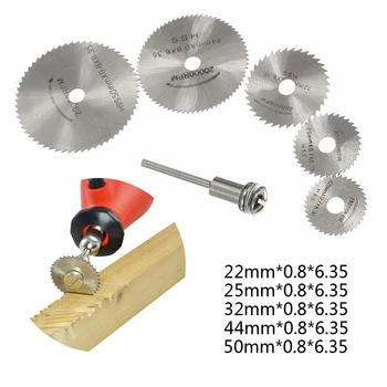 

Mini HSS Circular Saw Blade Jig Saw Rotary Tool For Dremel Metal Cutter Power Tool Set Wood Cutting Discs Drill Mandrel