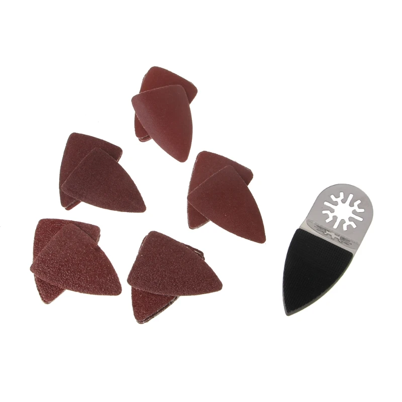 Sanding Paper+Finger Sanding Pad for Multifunction Oscillating Power Tool Fein Dremel Bosch