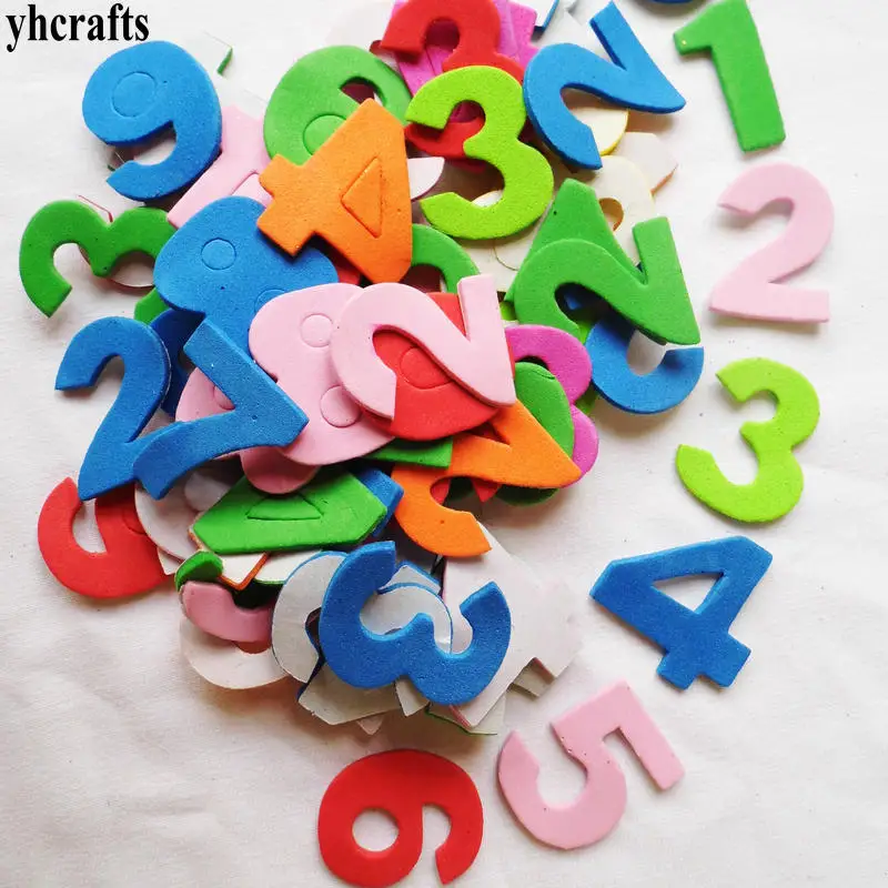 Numbers and letters - Felt stickers - Stickers