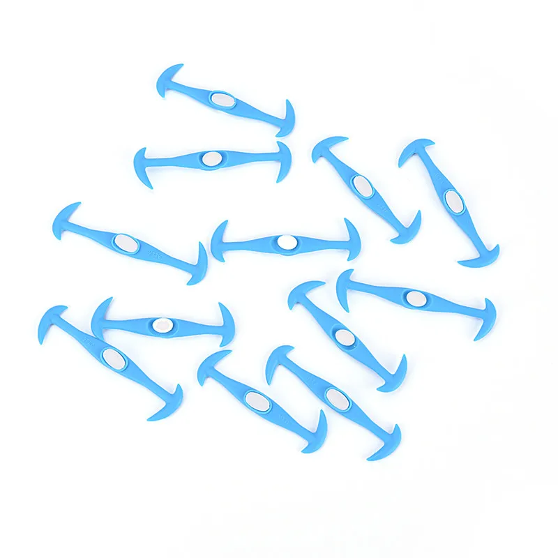 12pcs/lot Fashion Athletic No Tie Shoelaces Elastic Silicone Shoe Lace Sneakers Fit Strap Elastic Shoelaces 6Colors