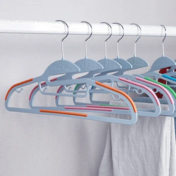 

Plastic Non-slip Clothes Hangers Household Wet And Dry Use Hangers Clothing Racks Multi-functional Drying Rack Hanger