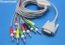 Nihon Kohen 12 Channel ECG Electrocardiogram Cable 10 Leads IEC Banana4.0 ends Nihon Kohen 12 Channel ECG Electrocardiogram Cable 10 Leads IEC Banana4.0 ends