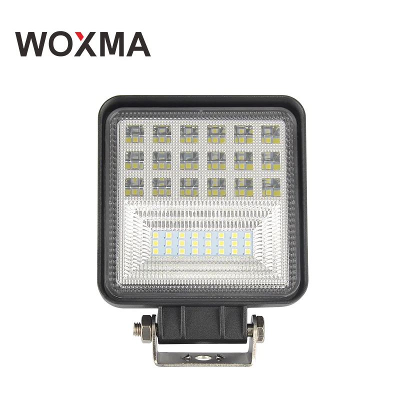 

LED Light Bar 12V Motorcycle Work Light 48W 4x4 Offroad Auto Accessorie 6000K White 4WD Super Brighter Pickup Car Fog Lamp WOXMA