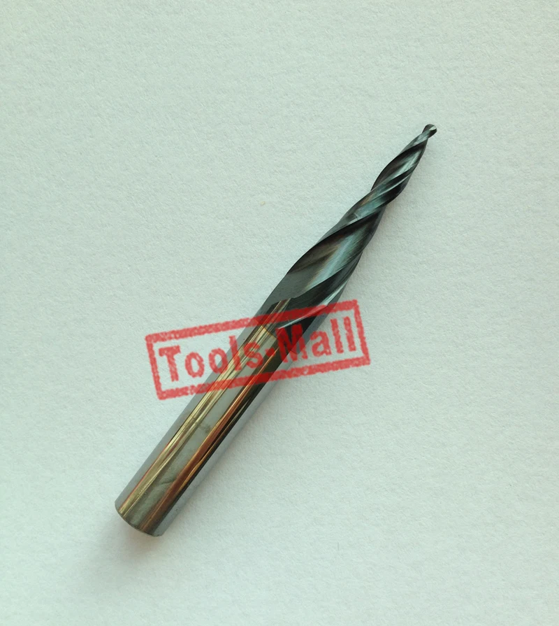 Концевые фрезы HRC55 R0.75 * D6 20 50L 2F вольфрамовые с твердым карбидным покрытием