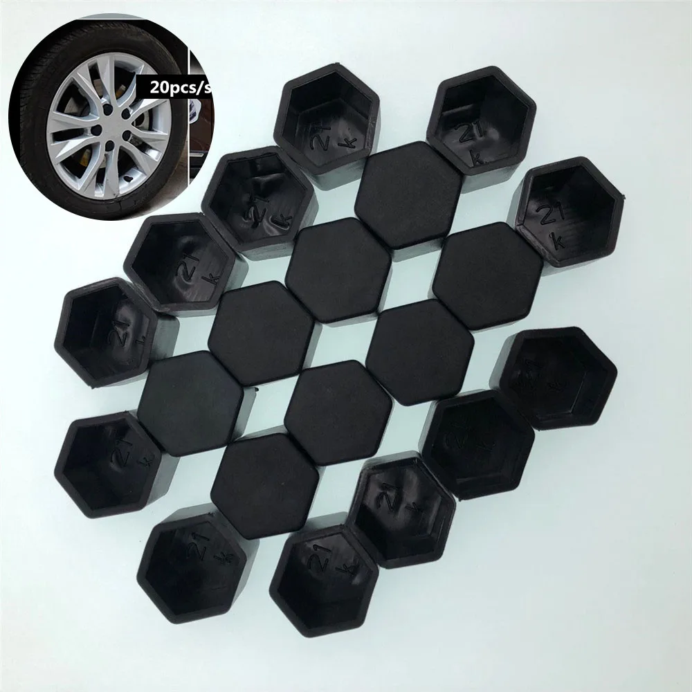 

20pcs Car Wheels nut screw cover case For Jeep Grand Cherokee Compass Commander Wrangler Rubicon SAHALA Patriot Renegade Liberty