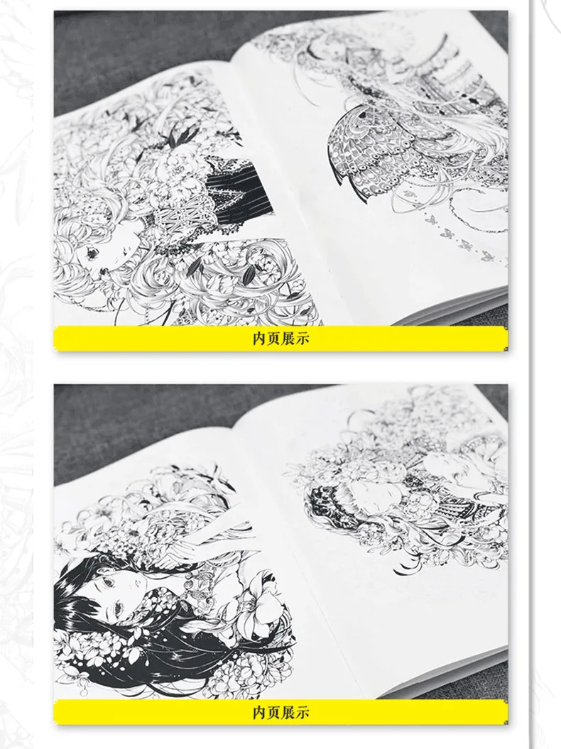 Desenho a Lápis Tipos de Animais Livro de Arte Pintados à Mão-de Nova Arrivel Colorido Super Detalhado Tutorial Cor Chumbo Livro 20 8 Nova arrivel Colorido Desenho a lápis 20